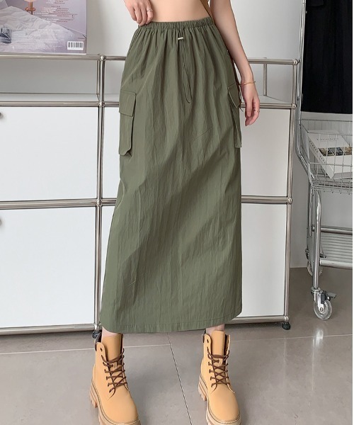 【セール】クールポケットツーリングスカート カジュアルスカート 裏地あり（スカート）｜AMAJI（アマジ）