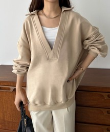 callautia | 深Vネックスウェット(スウェット)