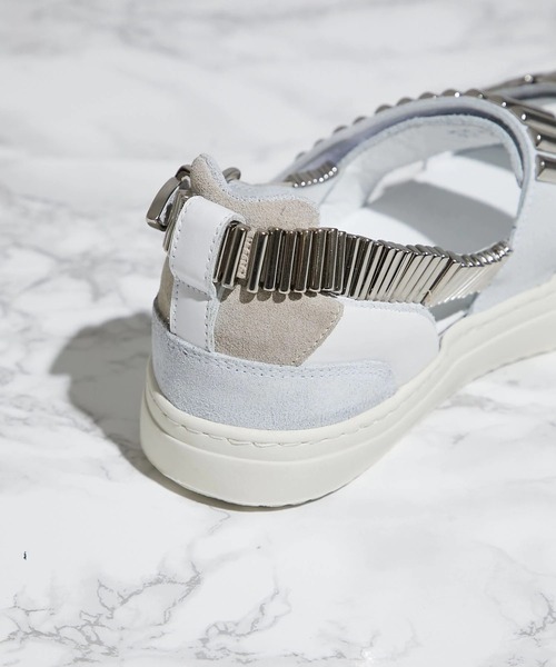 TOGA PULLA（トーガ　プルラ）の「【TOGA PULLA/トーガプルラ】Metal sneaker sandals /TP91-AJ664/メタルスニーカーサンダル（サンダル・レディース・ホワイト・36/37/38）」の5枚目の写真