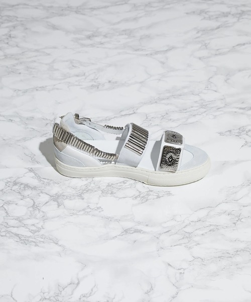 TOGA PULLA（トーガ　プルラ）の「【TOGA PULLA/トーガプルラ】Metal sneaker sandals /TP91-AJ664/メタルスニーカーサンダル（サンダル・レディース・ホワイト・36/37/38）」の8枚目の写真