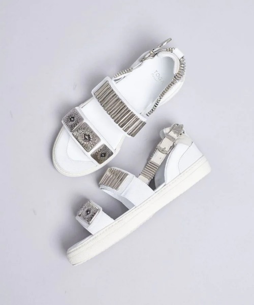 TOGA PULLA（トーガ　プルラ）の「【TOGA PULLA/トーガプルラ】Metal sneaker sandals /TP91-AJ664/メタルスニーカーサンダル（サンダル・レディース・ホワイト・36/37/38）」の10枚目の写真