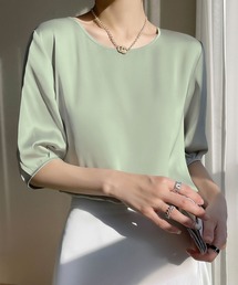 5分袖 エレガンス Tシャツ
