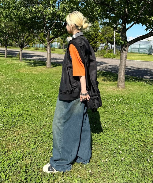 sedacle(セダクル)の「MA-1ベスト(ベスト・メンズ・ブラック/カーキ・MEDIUM/LARGE)」の8枚目の写真