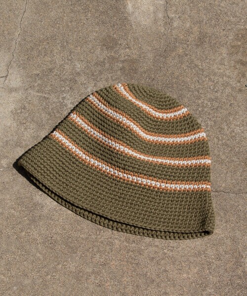Mighty Shine(マイティシャイン)の「【Mighty Shine/マイティシャイン】Groovy Knit Hat -Nordic & Border-(ハット・メンズ・ブラック系その他/グレー系その他/ベージュ系その他/グリーン系その他・FREE)」の4枚目の写真
