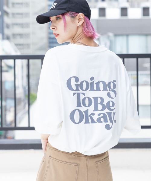 PBLIM(ページボーイリム)の「PBLIM/GTOルーズT(Tシャツ/カットソー・レディース・ボルドー/ブラック/オフホワイト・FREE)」の6枚目の写真
