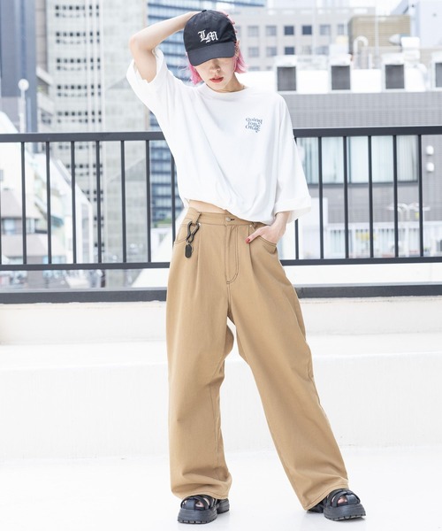 PBLIM(ページボーイリム)の「PBLIM/GTOルーズT(Tシャツ/カットソー・レディース・ボルドー/ブラック/オフホワイト・FREE)」の8枚目の写真