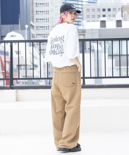 PBLIM(ページボーイリム)の「PBLIM/GTOルーズT(Tシャツ/カットソー・レディース・ボルドー/ブラック/オフホワイト・FREE)」の10枚目の写真