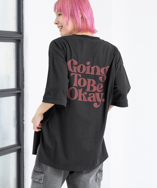 PBLIM(ページボーイリム)の「PBLIM/GTOルーズT(Tシャツ/カットソー・レディース・ボルドー/ブラック/オフホワイト・FREE)」の12枚目の写真