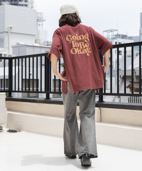 PBLIM(ページボーイリム)の「PBLIM/GTOルーズT(Tシャツ/カットソー・レディース・ボルドー/ブラック/オフホワイト・FREE)」の22枚目の写真