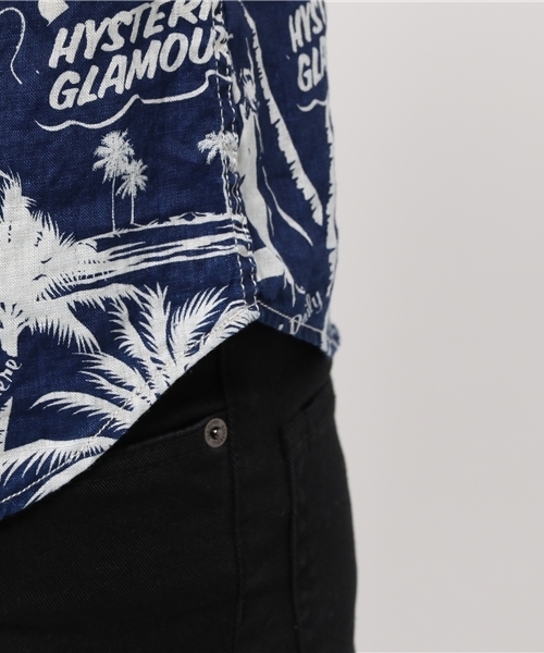 HYSTERIC GLAMOUR（ヒステリックグラマー）の「EXOTIC ATMOSPHERE総柄 ノースリーブSH（シャツ/ブラウス・レディース・ブルー系その他・FREE）」の10枚目の写真