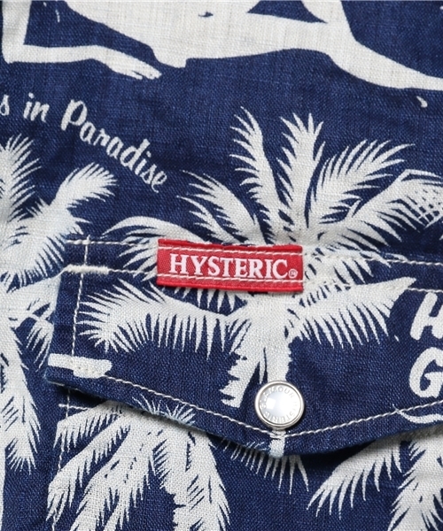 HYSTERIC GLAMOUR（ヒステリックグラマー）の「EXOTIC ATMOSPHERE総柄 ノースリーブSH（シャツ/ブラウス・レディース・ブルー系その他・FREE）」の11枚目の写真