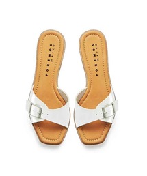 FOREMOS marco（フォアモス マルコ）の「ベルテッドデザインフラットミュールサンダル（サンダル）」