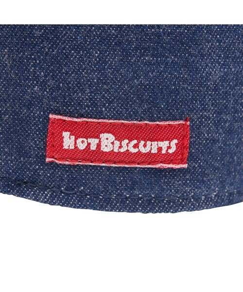 HOT BISCUITS（ホットビスケッツ）の「[UVカット]顔ドン デニムキャップ（キャップ・キッズ・ネイビー・M(50-52cm)/3S(44-46cm)/S(48-50cm)/SS(46-48cm)）」の4枚目の写真