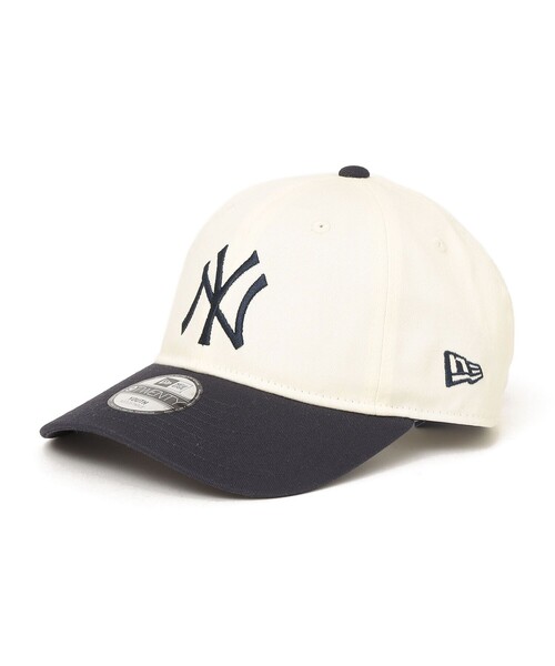 NEW ERA（ニューエラ）の「NEW ERA: MLB Youth 9TWENTY ベースボール 2トーン キャップ <KIDS>◇（キャップ・キッズ・ブルー/ネイビー・ONE SIZE）」の2枚目の写真