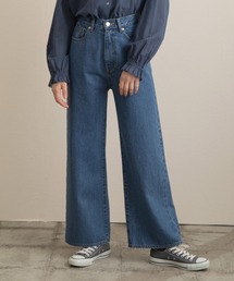 Liyoca | 【Liyoca】デニムコーティングパンツ -手洗い可-(デニムパンツ)