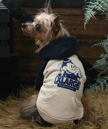 XLARGE(エクストララージ)のXLARGE/キースバイカラーフーディー(ペットウェア)