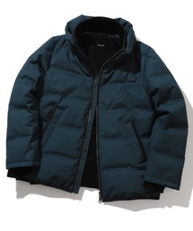 MEN'S BIGI（メンズビギ）の「マイクロブロックチェックボリュームネックダウン（ブルゾン・メンズ）」