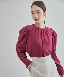 ジョーゼットとろみブラウス