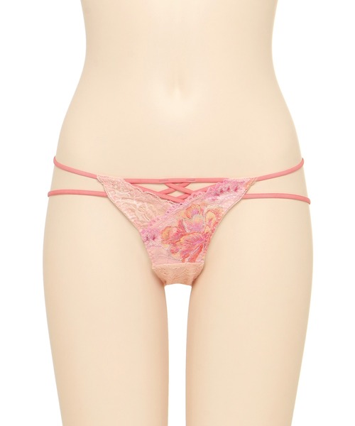 RAVIJOUR underwear/ ラヴィジュール 下着 セットアップ フラワーシャイン レースアップ ショーツ（ショーツ）｜RAVIJOUR