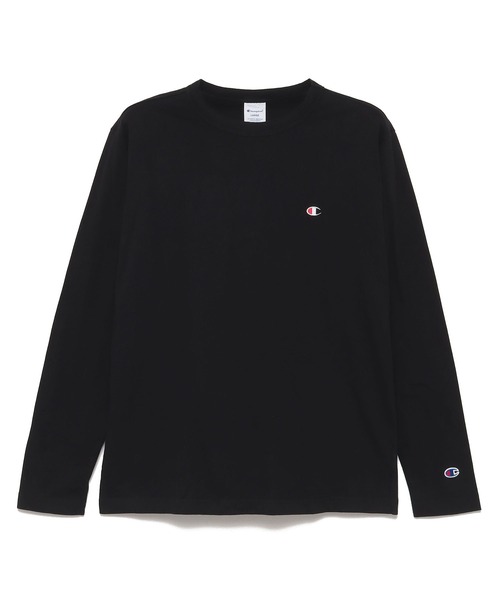 Champion(チャンピオン)の「【Champion】C3-Y428 LONG SLEEVE T-SHIRT/ロングスリーブTシャツ/チャンピオン(Tシャツ/カットソー・メンズ・ホワイト/グレー/ブラック/ネイビー/チョコ・L/XL/S/M)」の8枚目の写真