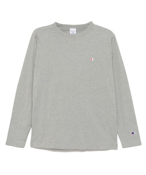 Champion(チャンピオン)の「【Champion】C3-Y428 LONG SLEEVE T-SHIRT/ロングスリーブTシャツ/チャンピオン(Tシャツ/カットソー・メンズ・ホワイト/グレー/ブラック/ネイビー/チョコ・L/XL/S/M)」の9枚目の写真