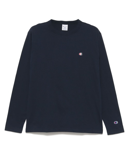 Champion(チャンピオン)の「【Champion】C3-Y428 LONG SLEEVE T-SHIRT/ロングスリーブTシャツ/チャンピオン(Tシャツ/カットソー・メンズ・ホワイト/グレー/ブラック/ネイビー/チョコ・L/XL/S/M)」の10枚目の写真