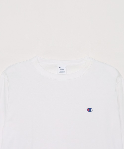 Champion(チャンピオン)の「【Champion】C3-Y428 LONG SLEEVE T-SHIRT/ロングスリーブTシャツ/チャンピオン(Tシャツ/カットソー・メンズ・ホワイト/グレー/ブラック/ネイビー/チョコ・L/XL/S/M)」の12枚目の写真