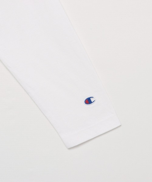 Champion(チャンピオン)の「【Champion】C3-Y428 LONG SLEEVE T-SHIRT/ロングスリーブTシャツ/チャンピオン(Tシャツ/カットソー・メンズ・ホワイト/グレー/ブラック/ネイビー/チョコ・L/XL/S/M)」の13枚目の写真