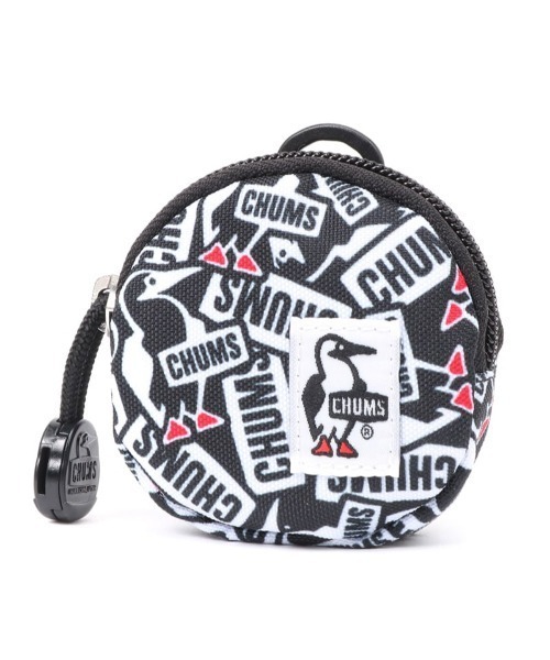 CHUMS(チャムス)の「CHUMS/チャムス コインケース ROUND COIN CASE リサイクルラウンドコインケース CH60-3573(コインケース・メンズ・グレイッシュベージュ/ブラック/グリーン系その他/ブラック×ホワイト/黄土色系/レッド/ネイビー/ライトブルー/ブラック系その他/マルチ/グレイッシュブルー/ピンク・FREE)」の4枚目の写真