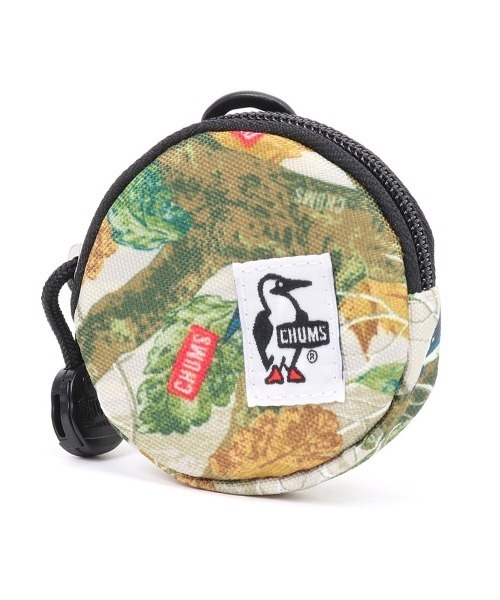CHUMS(チャムス)の「CHUMS/チャムス コインケース ROUND COIN CASE リサイクルラウンドコインケース CH60-3573(コインケース・メンズ・グレイッシュベージュ/ブラック/グリーン系その他/ブラック×ホワイト/黄土色系/レッド/ネイビー/ライトブルー/ブラック系その他/マルチ/グレイッシュブルー/ピンク・FREE)」の6枚目の写真