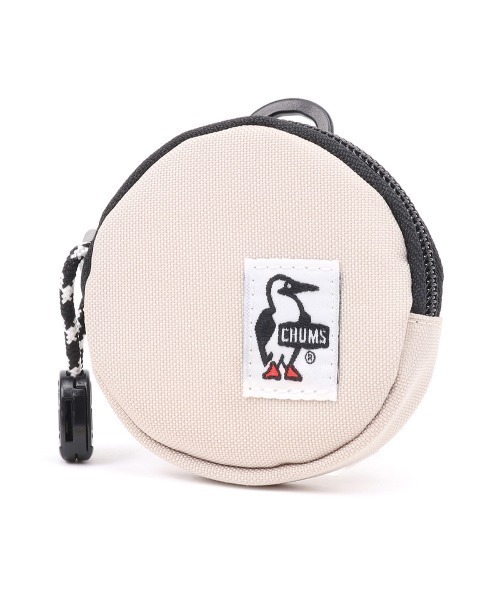 CHUMS(チャムス)の「CHUMS/チャムス コインケース ROUND COIN CASE リサイクルラウンドコインケース CH60-3573(コインケース・メンズ・グレイッシュベージュ/ブラック/グリーン系その他/ブラック×ホワイト/黄土色系/レッド/ネイビー/ライトブルー/ブラック系その他/マルチ/グレイッシュブルー/ピンク・FREE)」の5枚目の写真