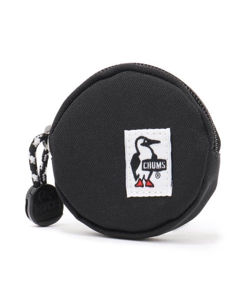 CHUMS(チャムス)の「CHUMS/チャムス コインケース ROUND COIN CASE リサイクルラウンドコインケース CH60-3573(コインケース・メンズ・グレイッシュベージュ/ブラック/グリーン系その他/ブラック×ホワイト/黄土色系/レッド/ネイビー/ライトブルー/ブラック系その他/マルチ/グレイッシュブルー/ピンク・FREE)」の2枚目の写真