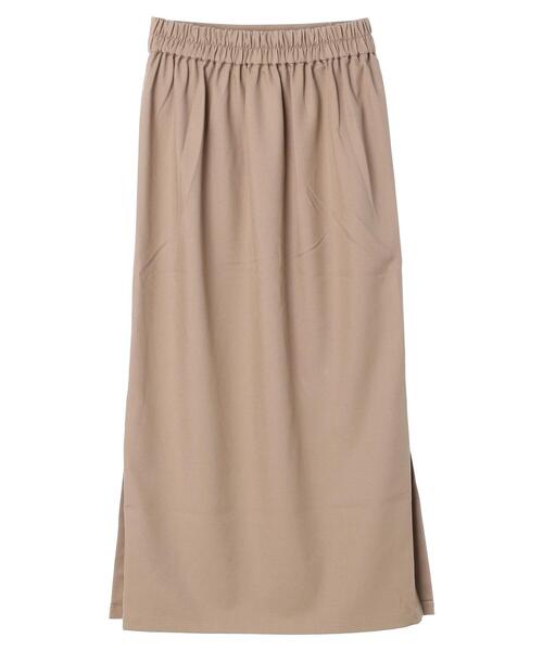 ELENCARE DUE（エレンカーレデュエ）の「・ELENCARE　DUE　サイドラインナロースカート（スカート・レディース・ブラック/ベージュ・FREE）」の18枚目の写真