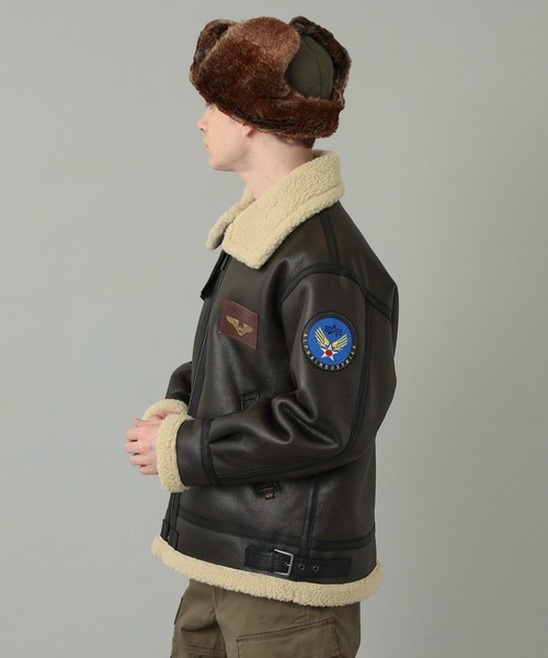 Alpha Industries（アルファインダストリーズ）の「フライトキャップ（ハット・メンズ・グリーン/ブラック・FREE）」の13枚目の写真