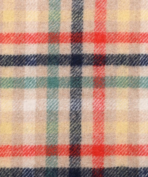 Arnold Palmer（アーノルドパーマー）の「パーマーチェック レギュラーマフラー（マフラー・レディース・ネイビー/ベージュ・F）」の22枚目の写真