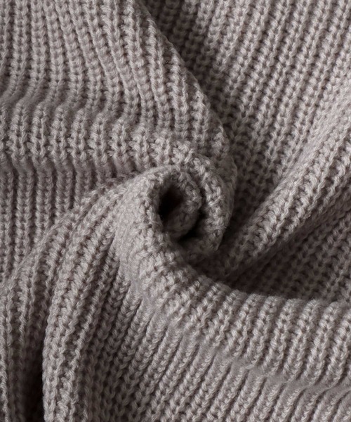 SITRY（シトリー）の「half zip sweater/畦編み ハーフジップ セーター/ニット（ニット/セーター・メンズ・ブラック/グリーン/ライトベージュ/オレンジ/ブラウン・L/XL/M）」の10枚目の写真