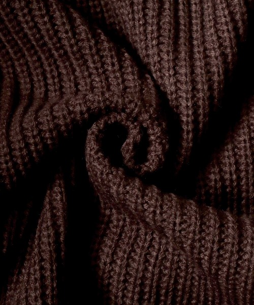 SITRY（シトリー）の「half zip sweater/畦編み ハーフジップ セーター/ニット（ニット/セーター・メンズ・ブラック/グリーン/ライトベージュ/オレンジ/ブラウン・L/XL/M）」の12枚目の写真