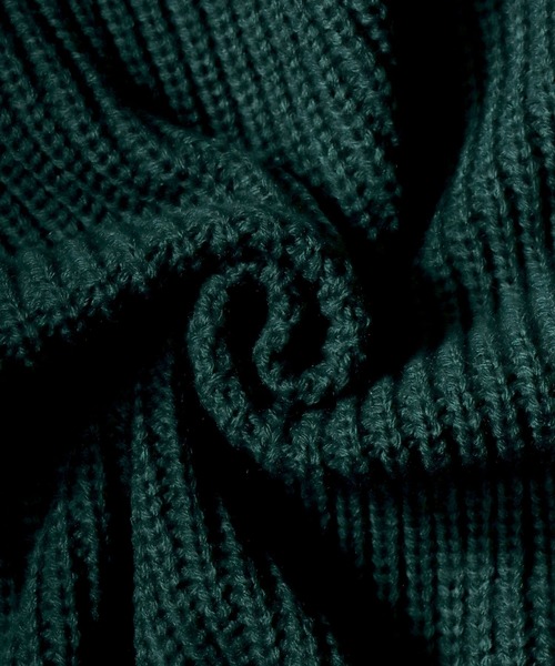 SITRY（シトリー）の「half zip sweater/畦編み ハーフジップ セーター/ニット（ニット/セーター・メンズ・ブラック/グリーン/ライトベージュ/オレンジ/ブラウン・L/XL/M）」の13枚目の写真
