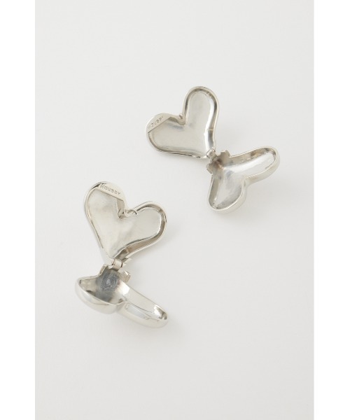 MOUSSY(マウジー)の「HEART CLIP イヤリング(ピアス(両耳用)・レディース・ゴールド/シルバー・FREE)」の11枚目の写真