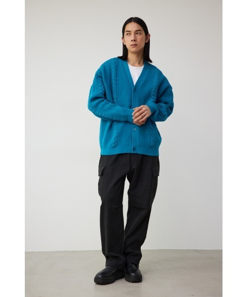 AZUL by moussy（アズールバイマウジー）の「フェイクメルトンカーゴパンツ（カーゴパンツ・メンズ・チャコールグレー/ブラック/アイボリー/ブルー・FREE）」の17枚目の写真