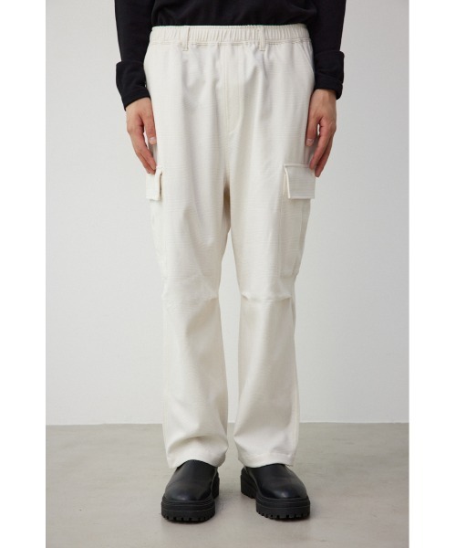 AZUL by moussy（アズールバイマウジー）の「フェイクメルトンカーゴパンツ（カーゴパンツ・メンズ・チャコールグレー/ブラック/アイボリー/ブルー・FREE）」の8枚目の写真