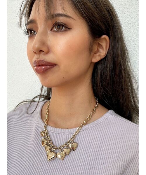 GYDA(ジェイダ)の「JEYSUS gyda Heart ネックレス(ネックレス・レディース・シルバー/ゴールド・FREE)」の7枚目の写真