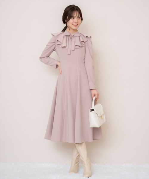 ウィルセレクション ポピーガーデンフレアワンピース (セール ウィルセレクション ポピーガーデンフレアワンピース (セール