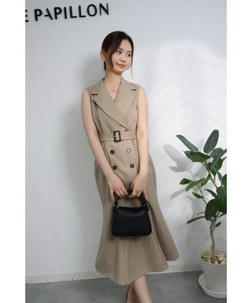 SAISON DE PAPILLON（セゾンドパピヨン）の「牛床革レザー２WAYショルダーバッグ 韓国ファッション（ショルダーバッグ・レディース・ブラック/オフホワイト・フリー）」の6枚目の写真