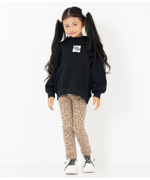 ANAP kids（アナップキッズ）の「アニマル柄プリント裏起毛レギンス（レギンス/スパッツ・キッズ・ブラック×ホワイト/ベージュ・130cm/110cm/120cm）」の16枚目の写真