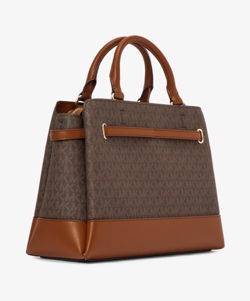 MICHAEL KORS(マイケルコース)の「REED センタージップ ベルテッド サッチェル ラージ - MKシグネチャー(ハンドバッグ・レディース・ブラウン・FREE)」の7枚目の写真