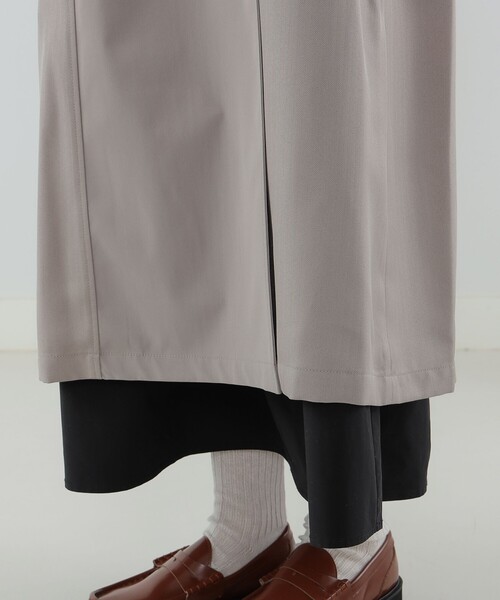 Ray BEAMS（レイビームス）の「Ray BEAMS / ヘリンボーン キリカエ トレンチコート（トレンチコート・レディース・ベージュ/シルバー・0/1）」の17枚目の写真