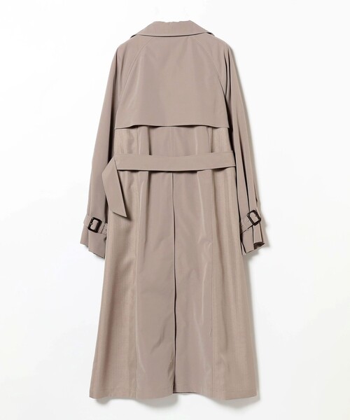 Ray BEAMS（レイビームス）の「Ray BEAMS / ヘリンボーン キリカエ トレンチコート（トレンチコート・レディース・ベージュ/シルバー・0/1）」の21枚目の写真