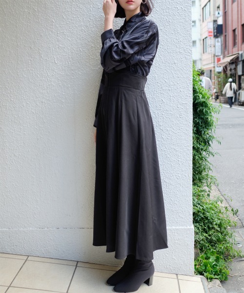 セール】フロントジップハイウエストジャンスカ（ジャンパー