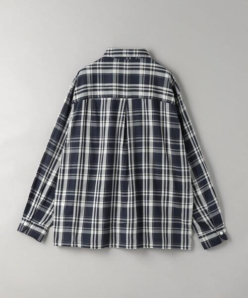 BEAUTY&YOUTH UNITED ARROWS(ビューティーアンドユースユナイテッドアローズ)の「<one BEAUTY&YOUTH> アムンゼン チェック キャンプカラー グランデシャツ(シャツ/ブラウス・メンズ・ネイビー・M/L/XL/S)」の8枚目の写真